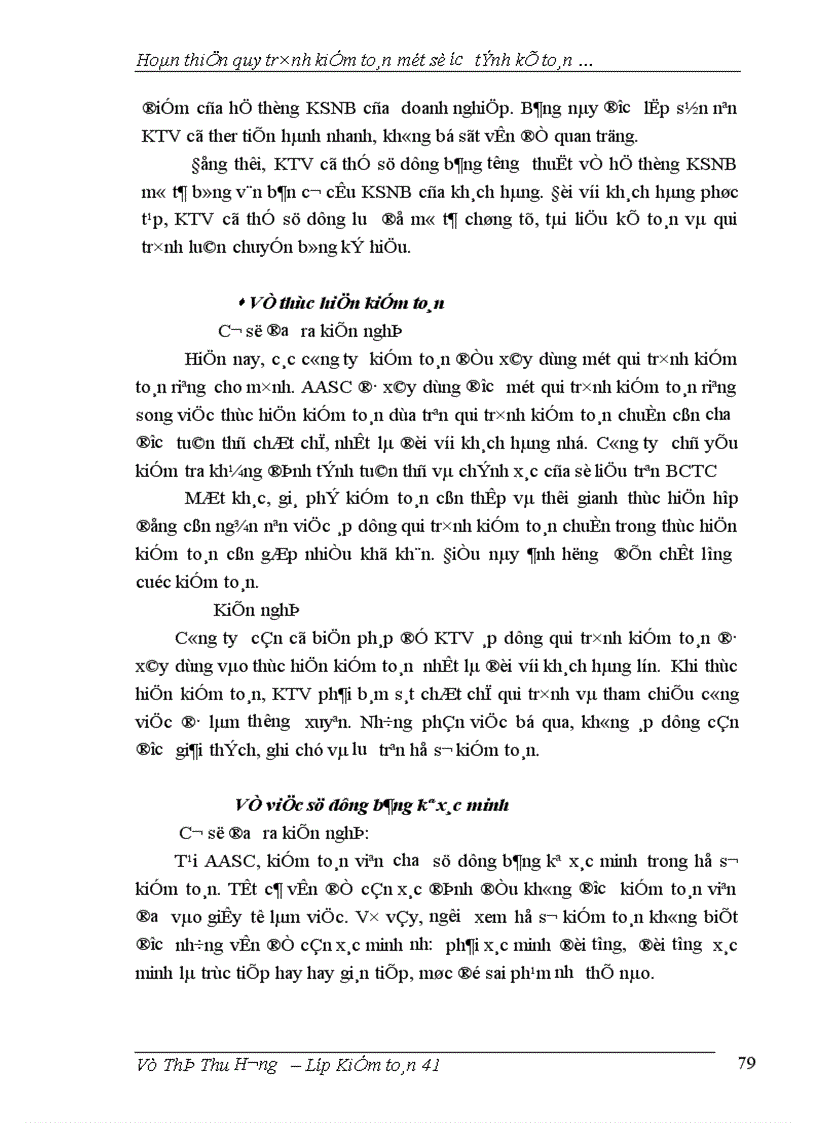image for page Hoàn thiện qui trình kiểm toán một số ước tính kế toán trong kiểm toán báo cáo tài chính taị công ty AASC 1