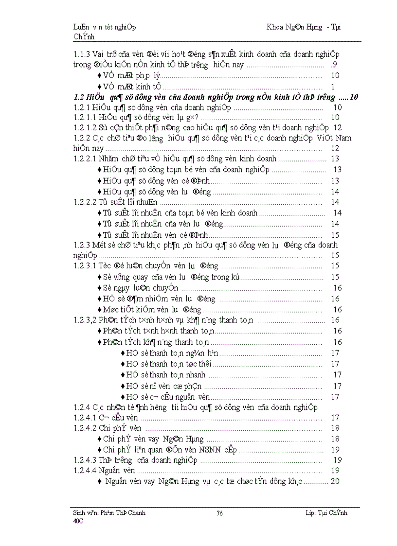 image for page Một số giải pháp nhằm nâng cao hiệu quả sử dụng vốn tại Công ty công trình giao thông 208 thuộc tổng giao thông 4 Bộ Giao Thông Vận tải 1