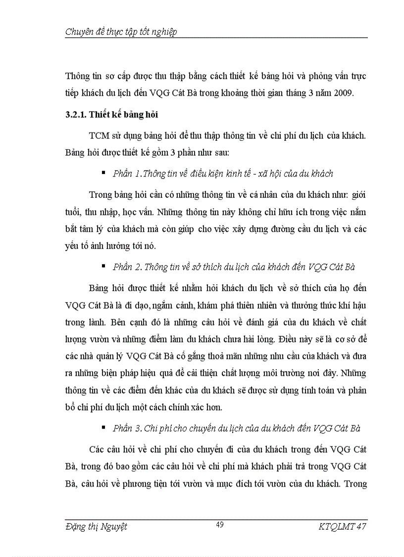image for page Áp dụng phương pháp chi phí du lịch để đánh giá giá trị cảnh quan vườn quốc gia Cát Bà Hải Phòng 1