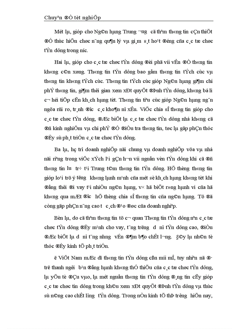 image for page Nâng cao chất lượng tín dụng ngắn hạn tại Chi nhánh NHCT khu vực Chương Dương 1