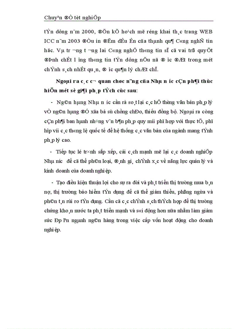 image for page Nâng cao chất lượng tín dụng ngắn hạn tại Chi nhánh NHCT khu vực Chương Dương 1