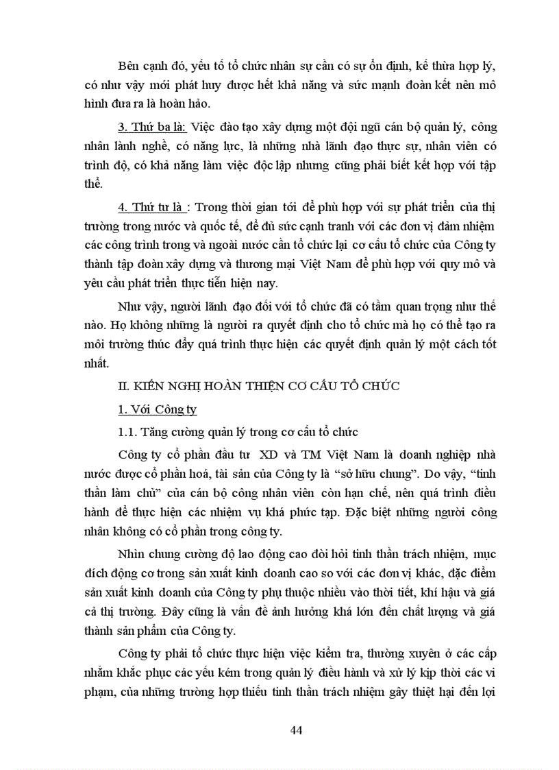 image for page Hoàn thiện cơ cấu tổ chức tại Công ty cổ phần đầu tư xây dựng và thương mại Việt Nam