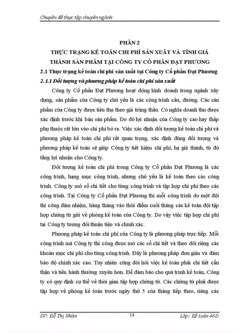 image for page Hoàn thiện kế toán chi phí sản xuất và tính giá thành sản phẩm tại Công ty Cổ phần Đạt Phương