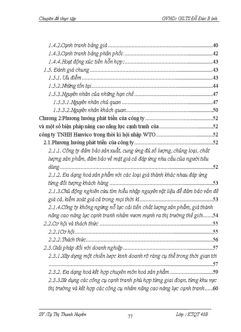 image for page Nâng cao năng lực cạnh tranh của công ty TNHH Hàn Việt Hanvico trong thời kỳ hội nhập WTO