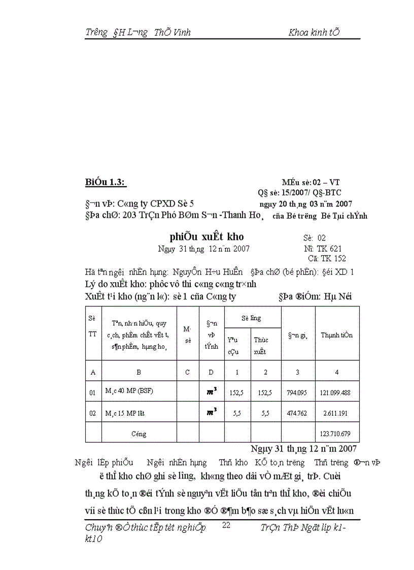image for page Hoàn thiện phương pháp kế toán chi phí xây lắp tại Công ty Cổ phần xây dựng số 5 trong điều kiện vận dụng hệ thống chuẩn mực kế toán Việt Nam 1