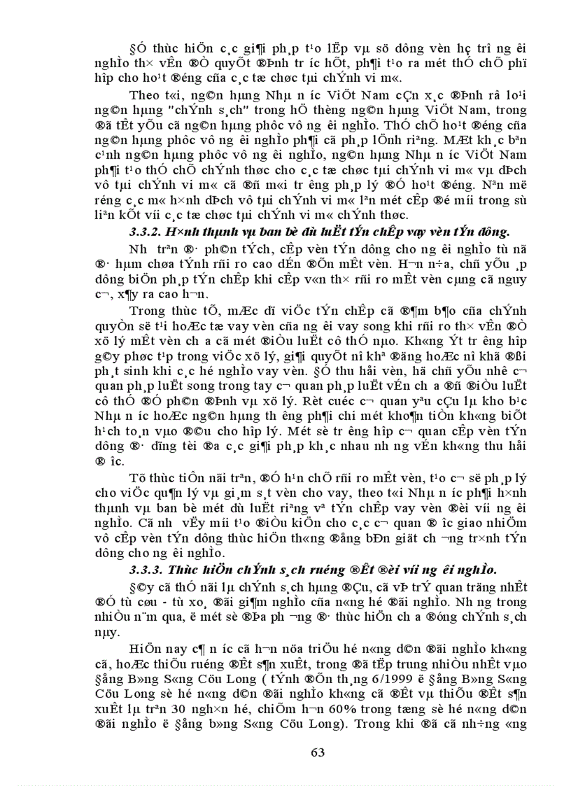 image for page Tạo lập và sử dụng vốn cho người nghèo thực trạng giải pháp 1