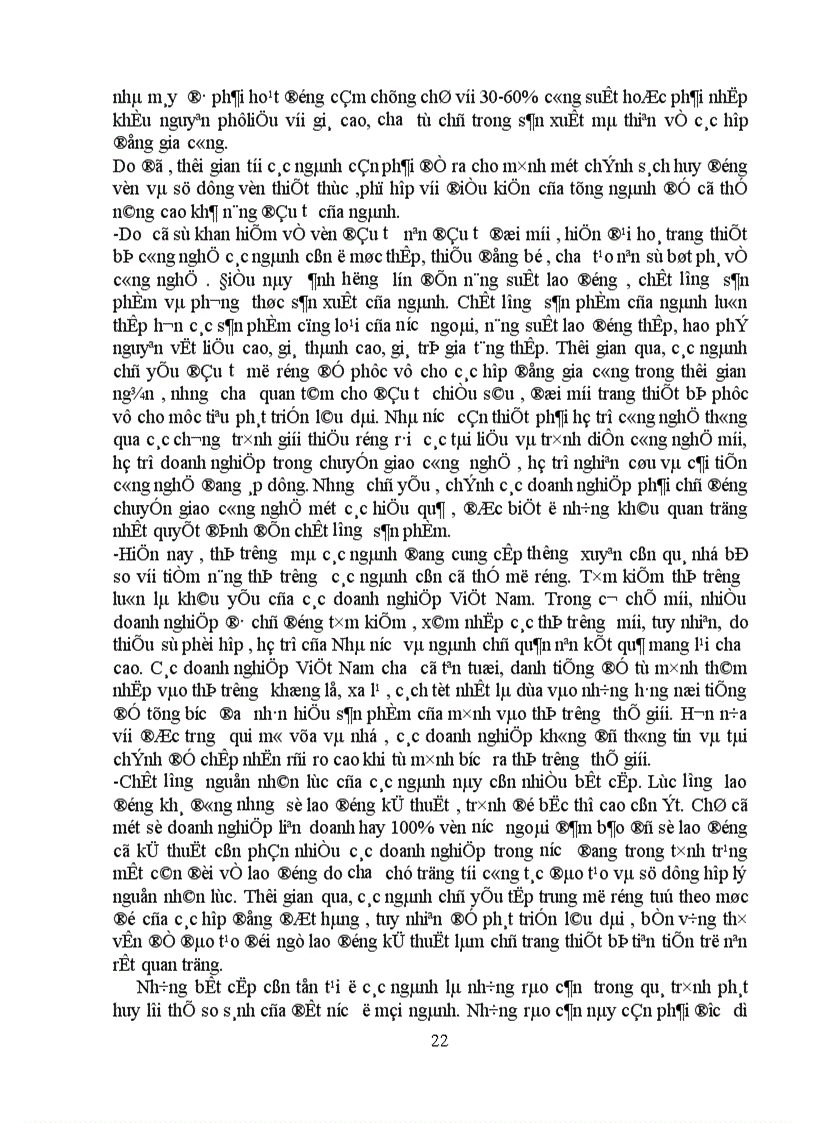 image for page đầu tư vào một số lĩnh vực trong ngành công nghiệp nhẹ phát huy lợi thế so sánh của Việt Nam thời gian qua Thực trạng và giải pháp