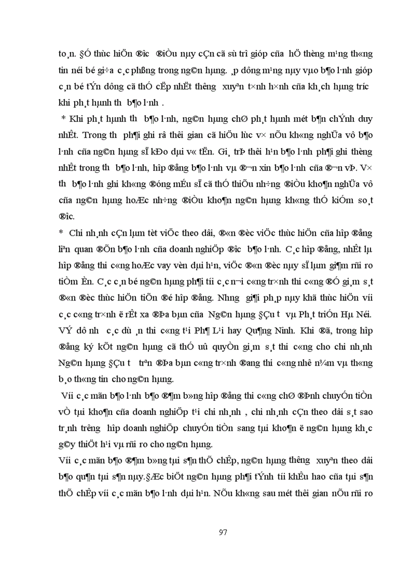 image for page Hoàn thiện và phát triển nghiệp vụ bảo lãnh tại Ngân hàng Đầu tư và Phát triển Hà Nội 1