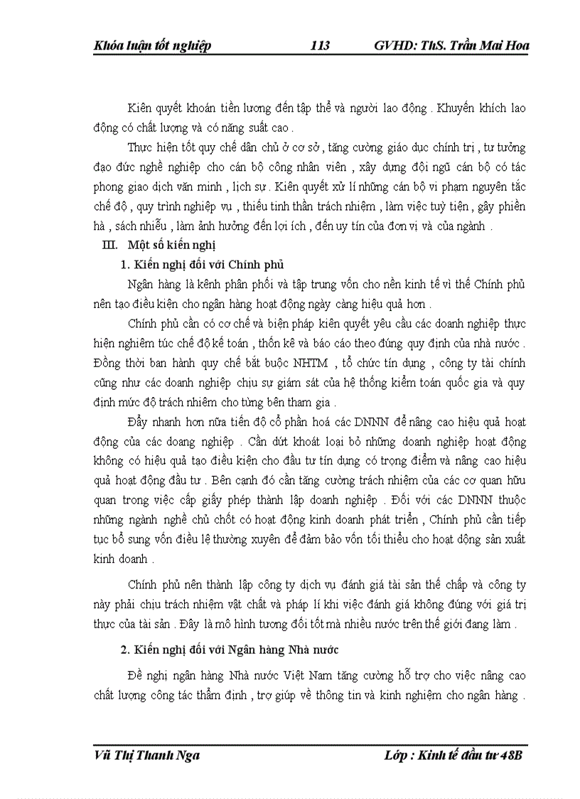 image for page Hoàn thiện công tác thẩm định dự án đầu tư trong hoạt động cho vay đối với các doanh nghiệp tại NHNo PTNTVN chi nhánh huyện Kim Sơn tỉnh Ninh Bình