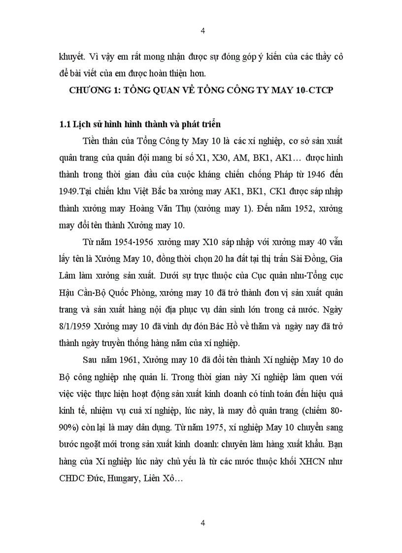 image for page Đẩy mạnh xuất khẩu hàng may mặc của Tổng Công ty May 10 CTCP