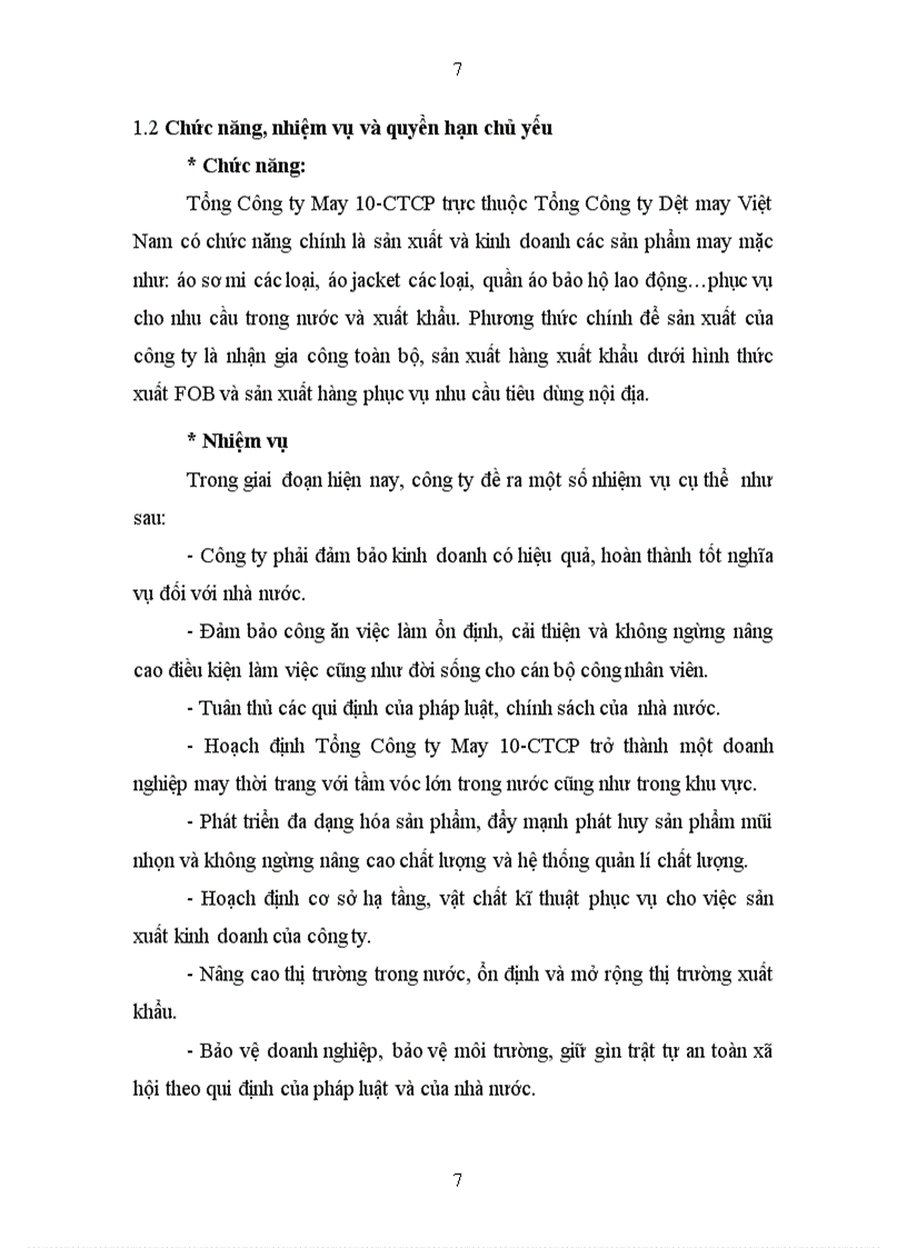 image for page Đẩy mạnh xuất khẩu hàng may mặc của Tổng Công ty May 10 CTCP