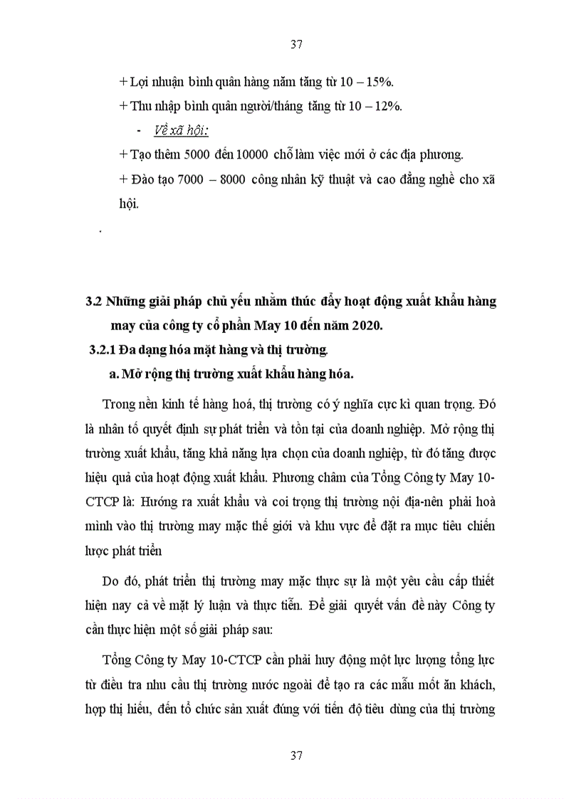 image for page Đẩy mạnh xuất khẩu hàng may mặc của Tổng Công ty May 10 CTCP