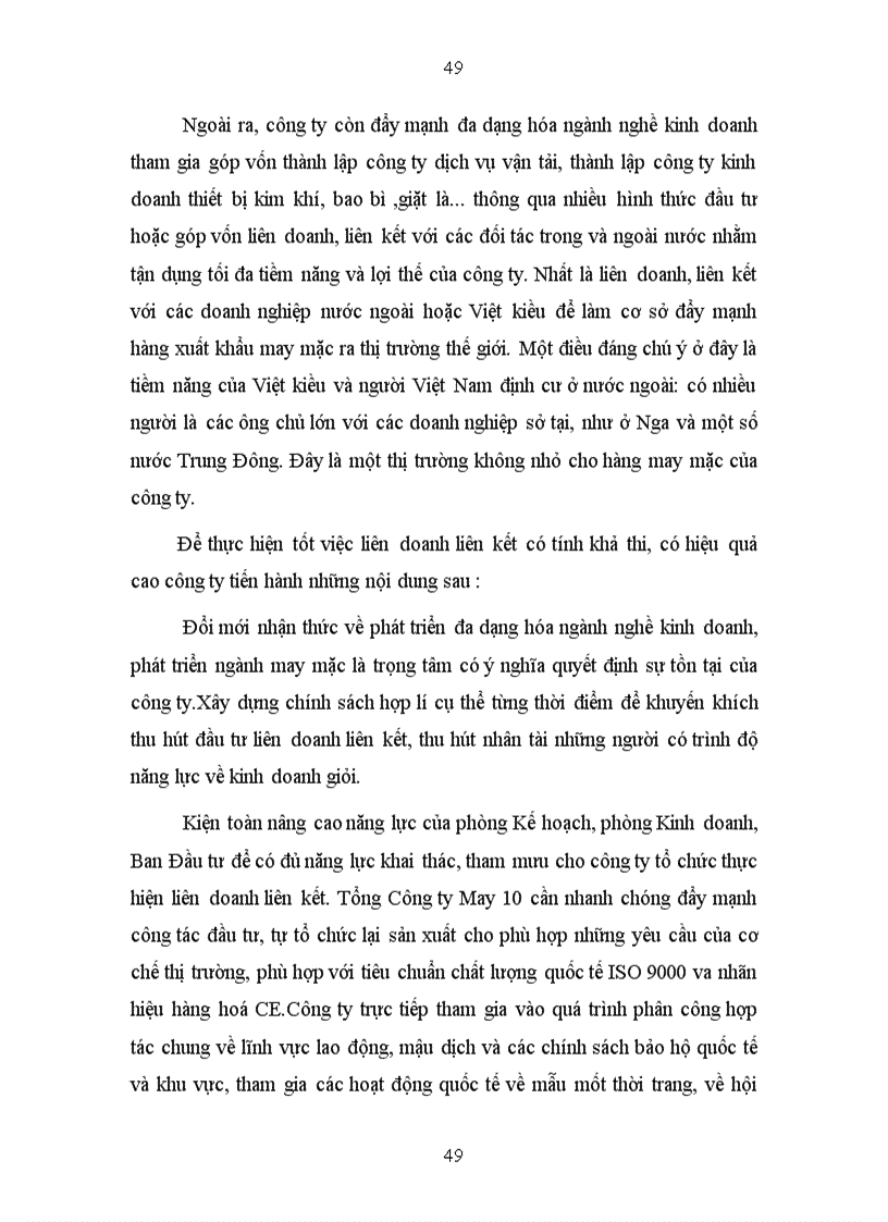 image for page Đẩy mạnh xuất khẩu hàng may mặc của Tổng Công ty May 10 CTCP