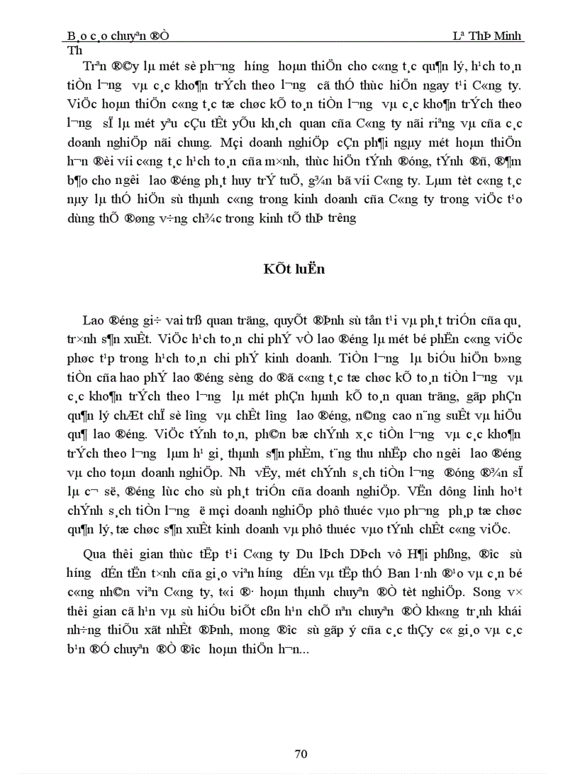 image for page Tổ chức hạch toán lao động tiền lương và các khoản trích theo lương ở Công ty Du lịch Dịch vụ Hải phòng 1