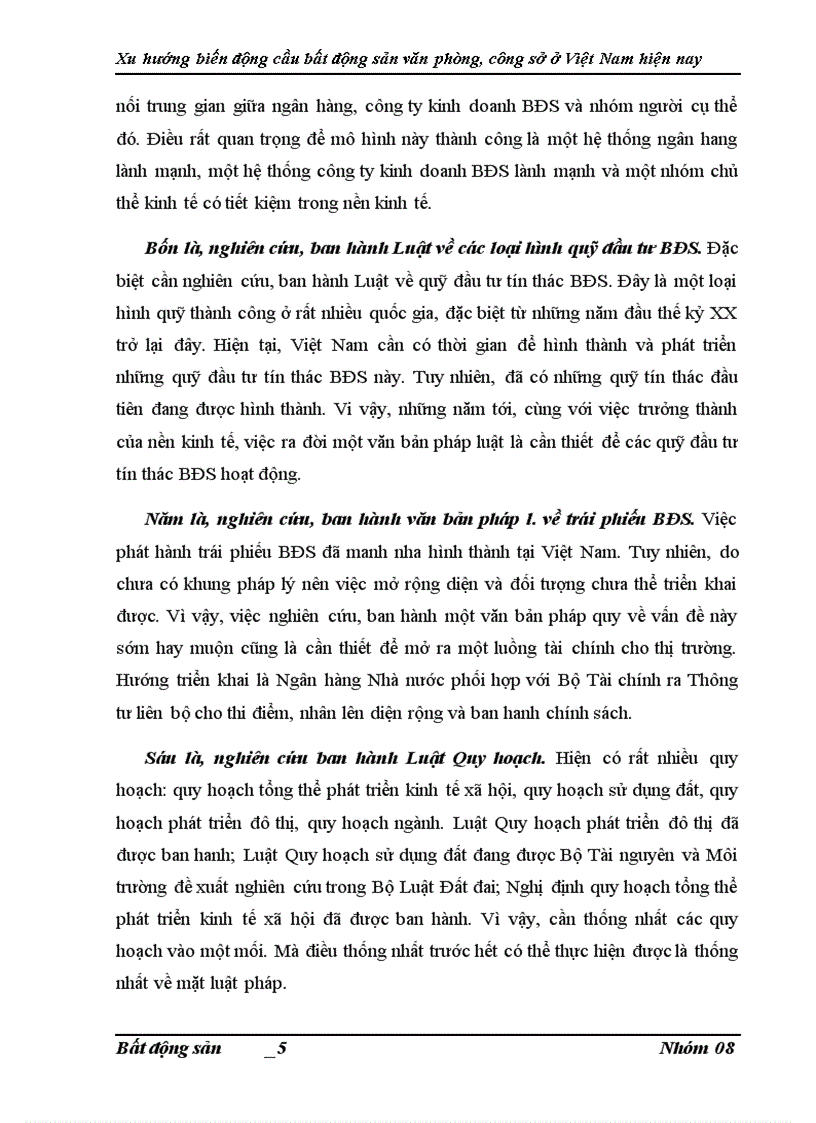 image for page Phân tích xu hướng biến động cầu bất động sản văn phòng công sở ở Việt Nam hiện nay 1