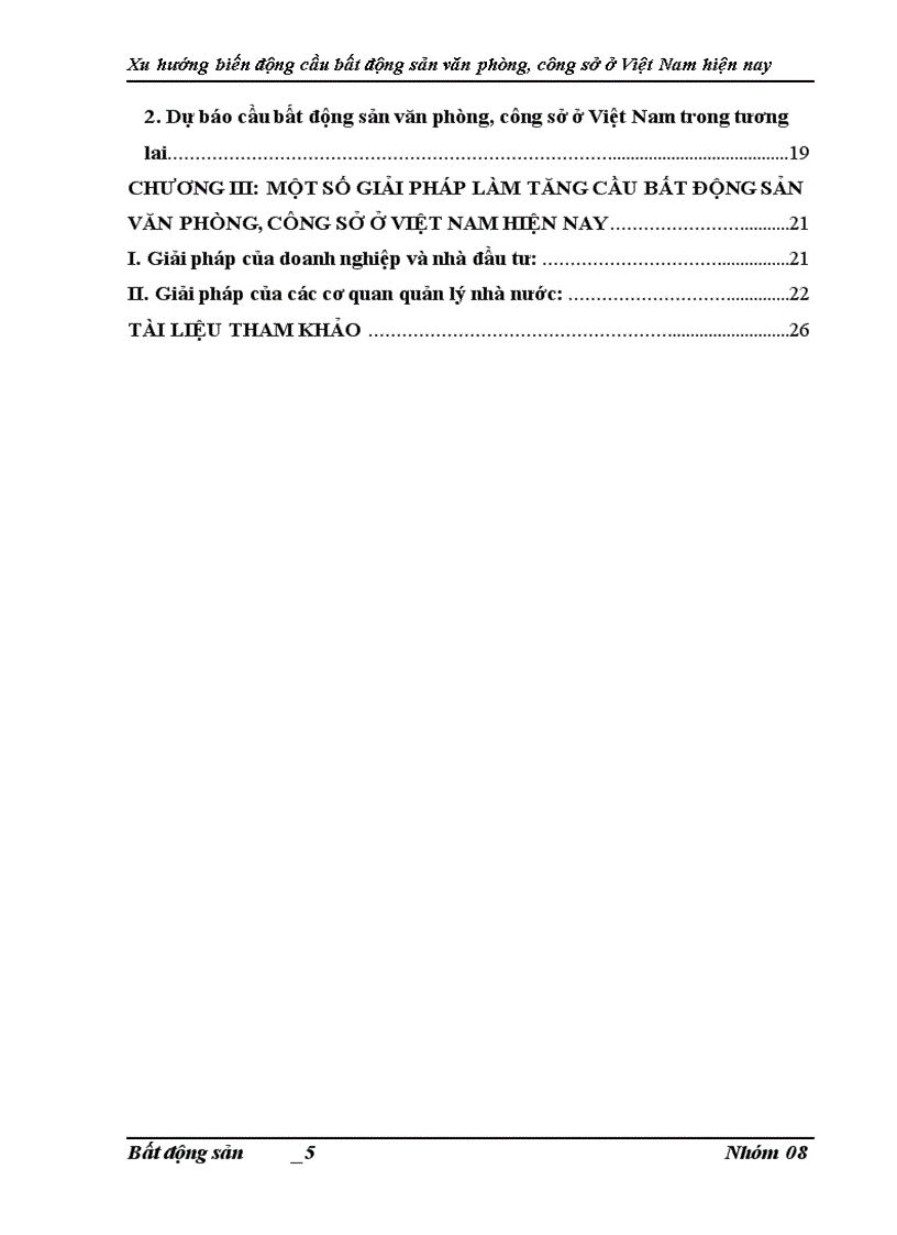 image for page Phân tích xu hướng biến động cầu bất động sản văn phòng công sở ở Việt Nam hiện nay 1