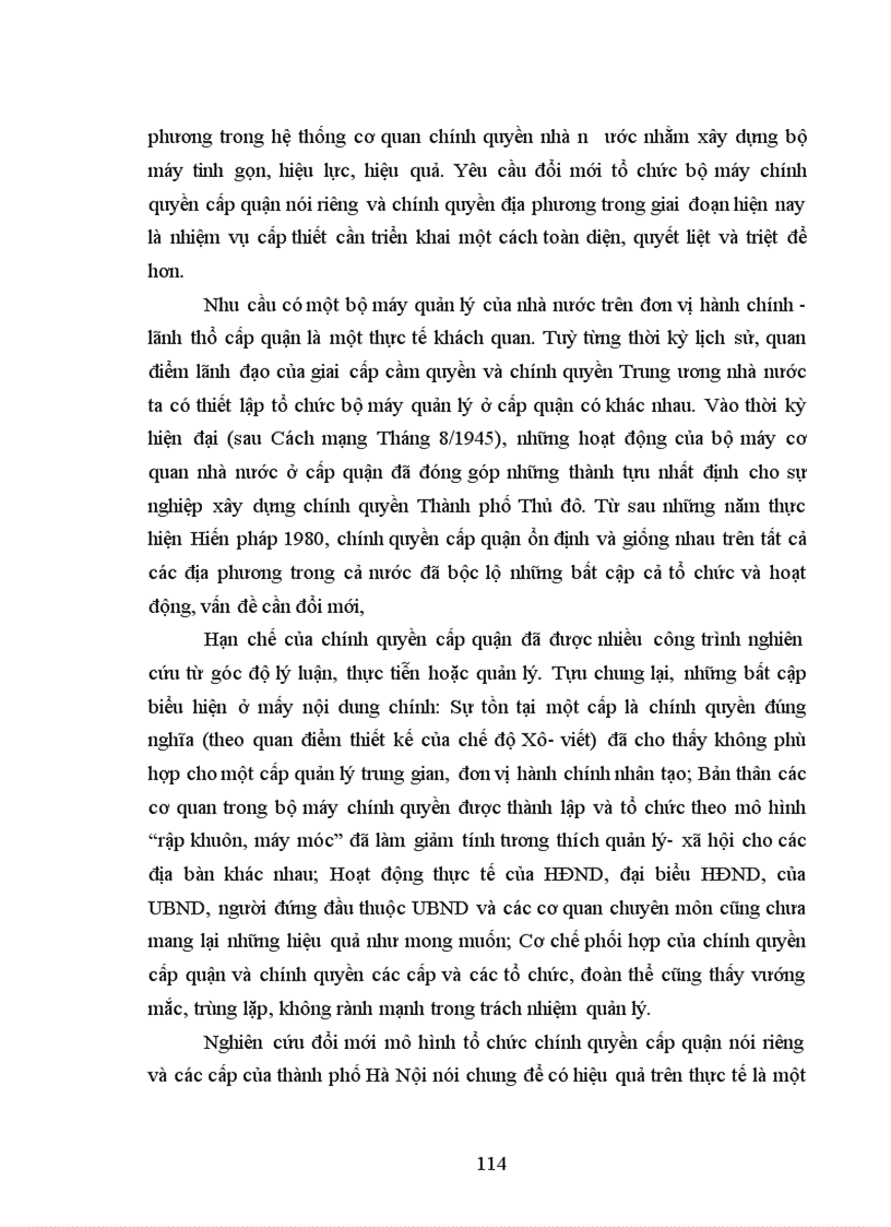 image for page Đổi mới tổ chức và hoạt động chính quyền cấp quận của Thành phố Hà Nội trong giai đoạn hiện nay
