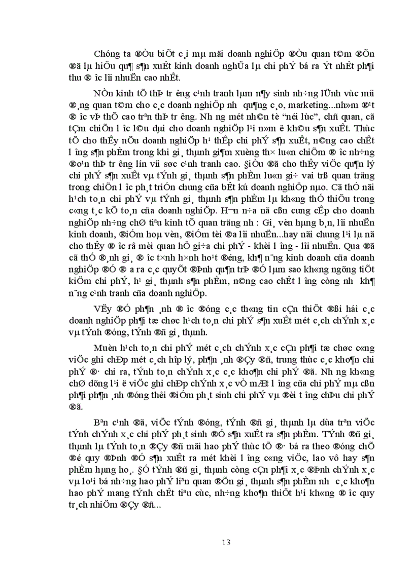image for page Kế toán tập hợp chi phí sản xuất và tính giá thành ở Xí nghiệp in 15 1