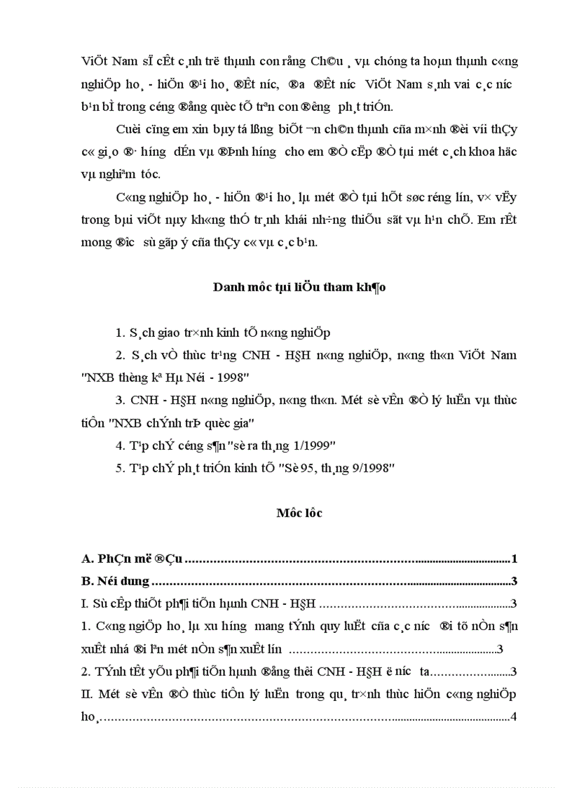 image for page Một số vấn để về thực tiễn và lý luận trong sự nghiệp công nghiệp hoá hiện đại hoá ở Việt Nam 1