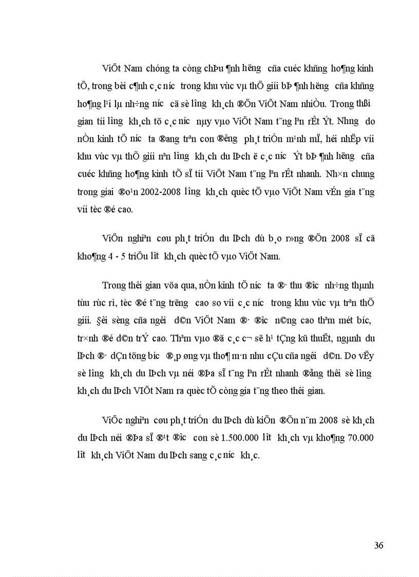 image for page Phương hướng phát triển ngành du lịch Việt Nam từ nay đến năm 2008