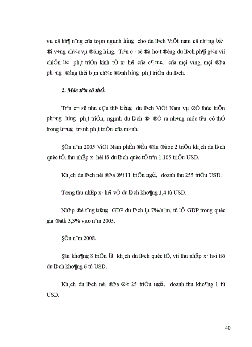 image for page Phương hướng phát triển ngành du lịch Việt Nam từ nay đến năm 2008
