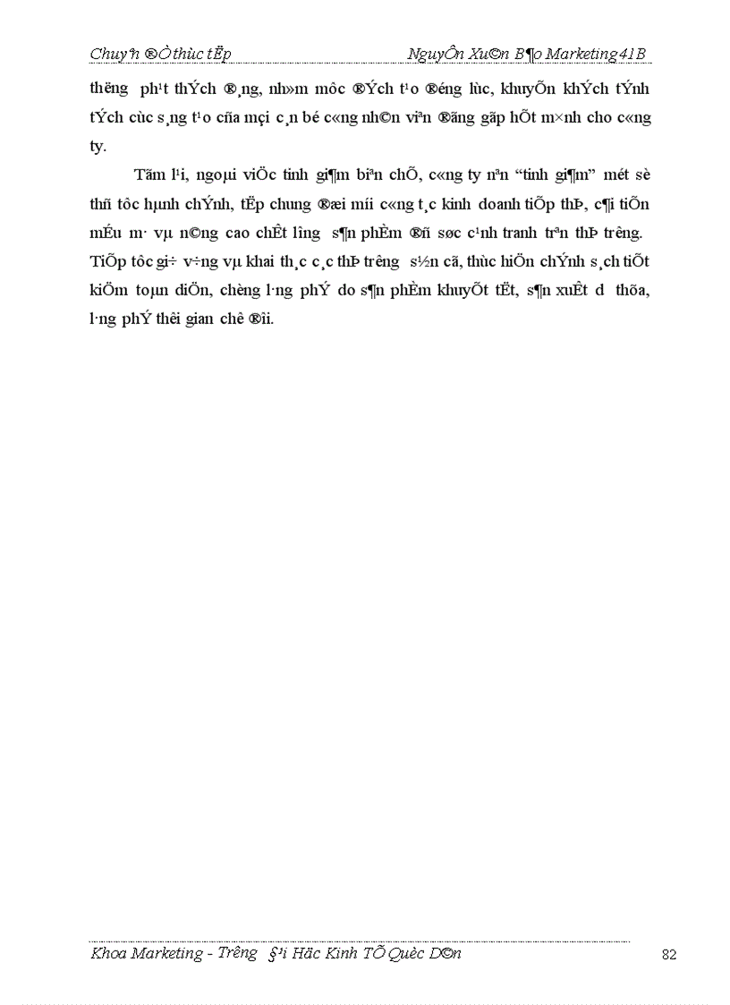 image for page Thực trạng và giải pháp marketing để đẩy mạnh tiêu thụ một số sản phẩm chủ yếu ở công ty May Đức Giang 1