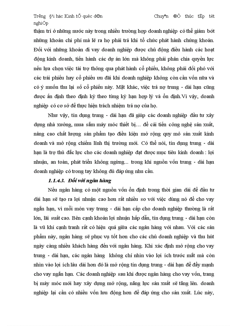 image for page Thực trạng và giải pháp đối với tín dụng trung dài hạn tại chi nhánh Ngân Hàng No PTNT Đông Hà Nội 1