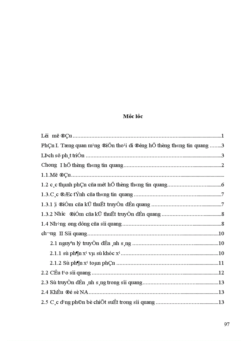 image for page Hệ thống thông tin quang