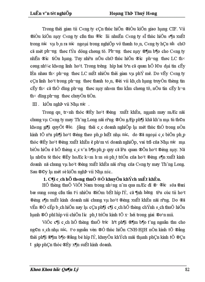 image for page Một số giải pháp nhằm thúc đẩy hoạt động xuất khẩu hàng may mặc ở công ty may Thăng Long