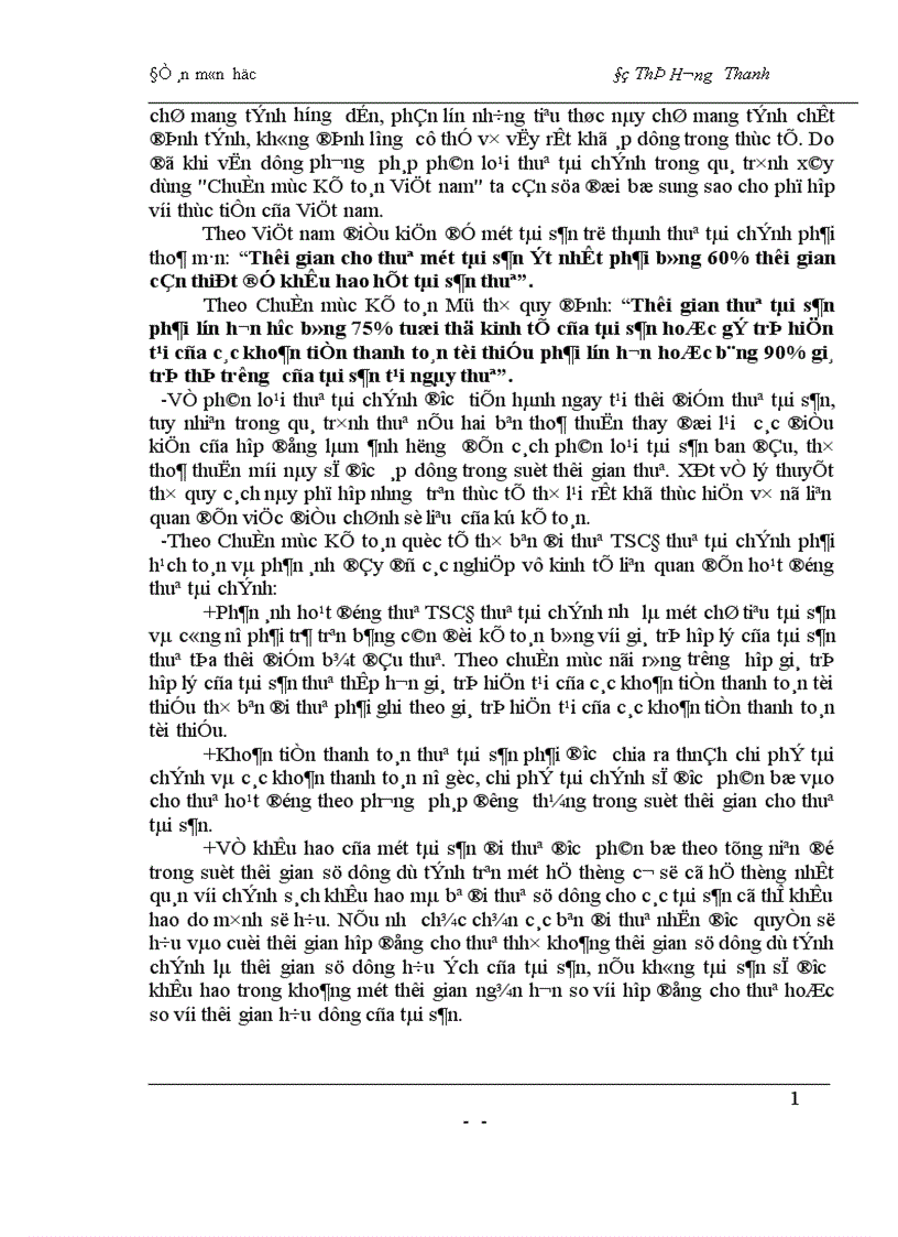 image for page Bàn về hạch toán tài sản cố định thuê tài chính tại đơn vị đi thuê 1