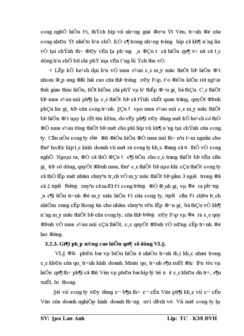 image for page Giải pháp nâng cao hiệu quả sử dụng Vốn tại Công ty cổ phần Đầu Tư Phát Triển Khoa Bằng