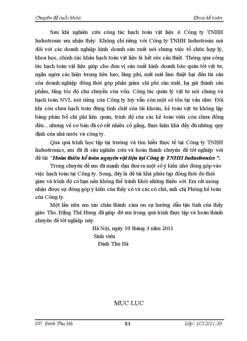 image for page Hoàn thiện kế toán nguyên vật liệu ở công ty TNHH Industronic