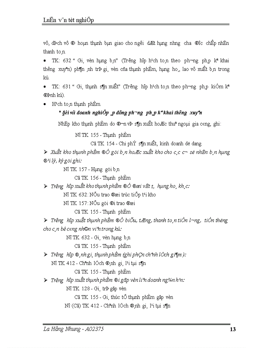image for page Kế toán hạch toán thành phẩm và tiêu thụ thành phẩm tại công ty Điện cơ Thống Nhất Hà Nội