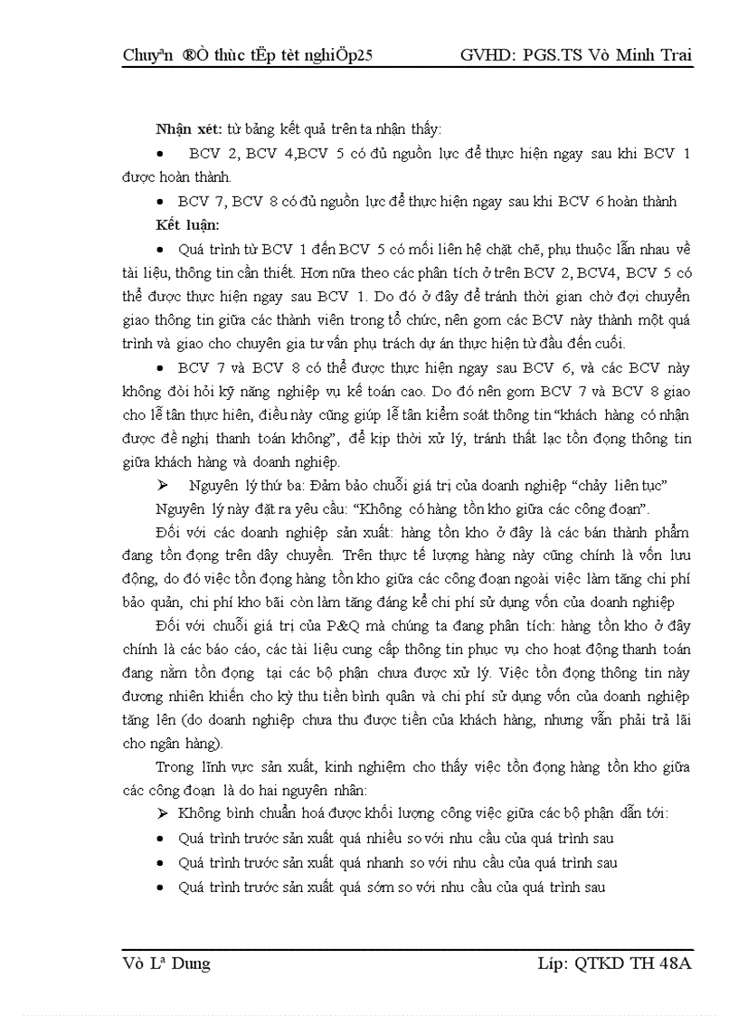 image for page Ứng dụng các nguyên lý của Lean và công cụ VSM để cải tiến quy trình quản lý dự án tại công ty TNHH P Q Solution