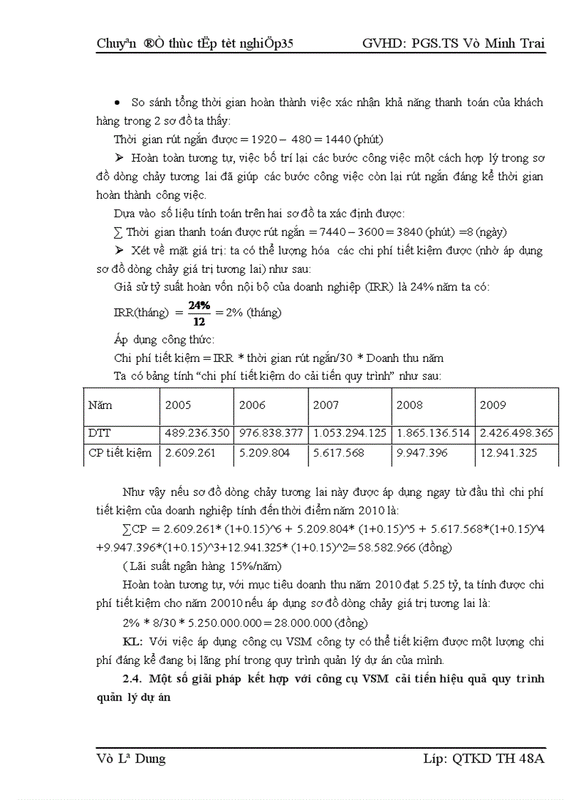 image for page Ứng dụng các nguyên lý của Lean và công cụ VSM để cải tiến quy trình quản lý dự án tại công ty TNHH P Q Solution