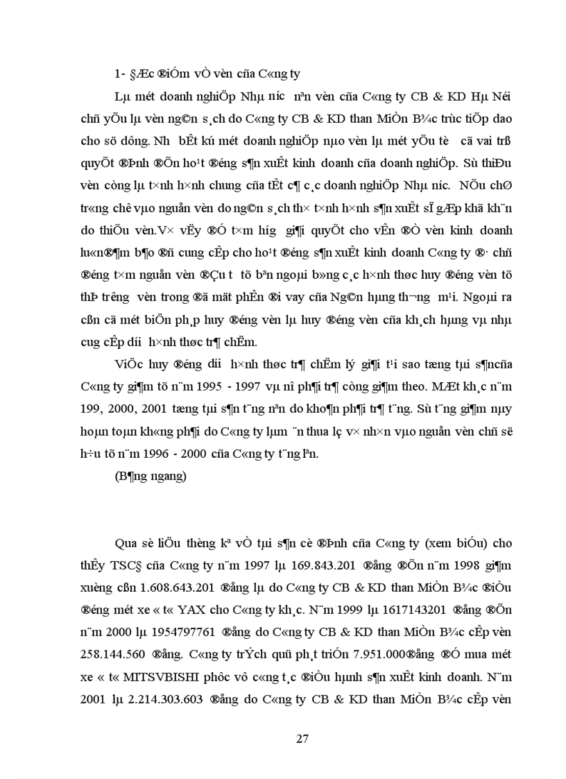 image for page Phương pháp lập kế hoạch giá thành tại Công ty than Hà Nội