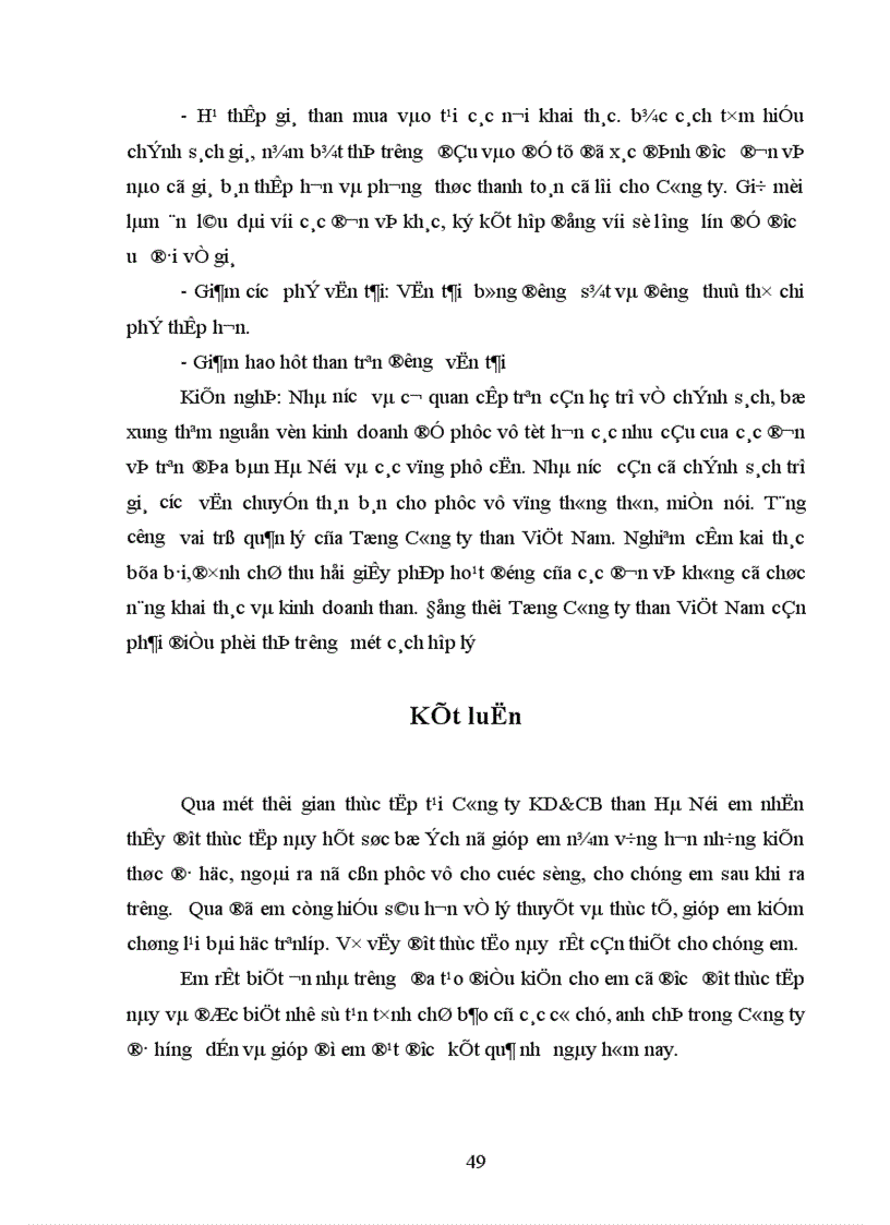 image for page Phương pháp lập kế hoạch giá thành tại Công ty than Hà Nội