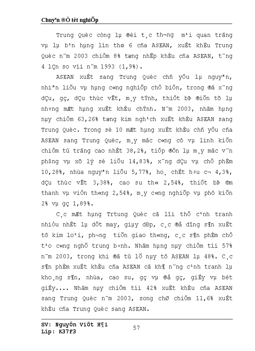 image for page Đánh giá thực trạng quan hệ thương mại giữa ASEAN Việt Nam Trung Quốc trong những năm gần đây
