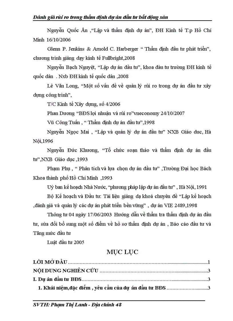image for page Đánh giá rủi ro trong thẩm định dự án đầu tư bất động sản