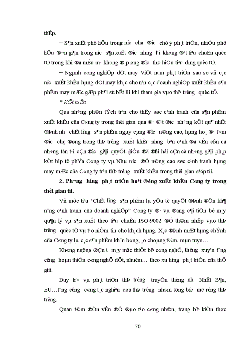 image for page Nghiên cứu thống kê tình hình xuất khẩu hàng dệt may 1
