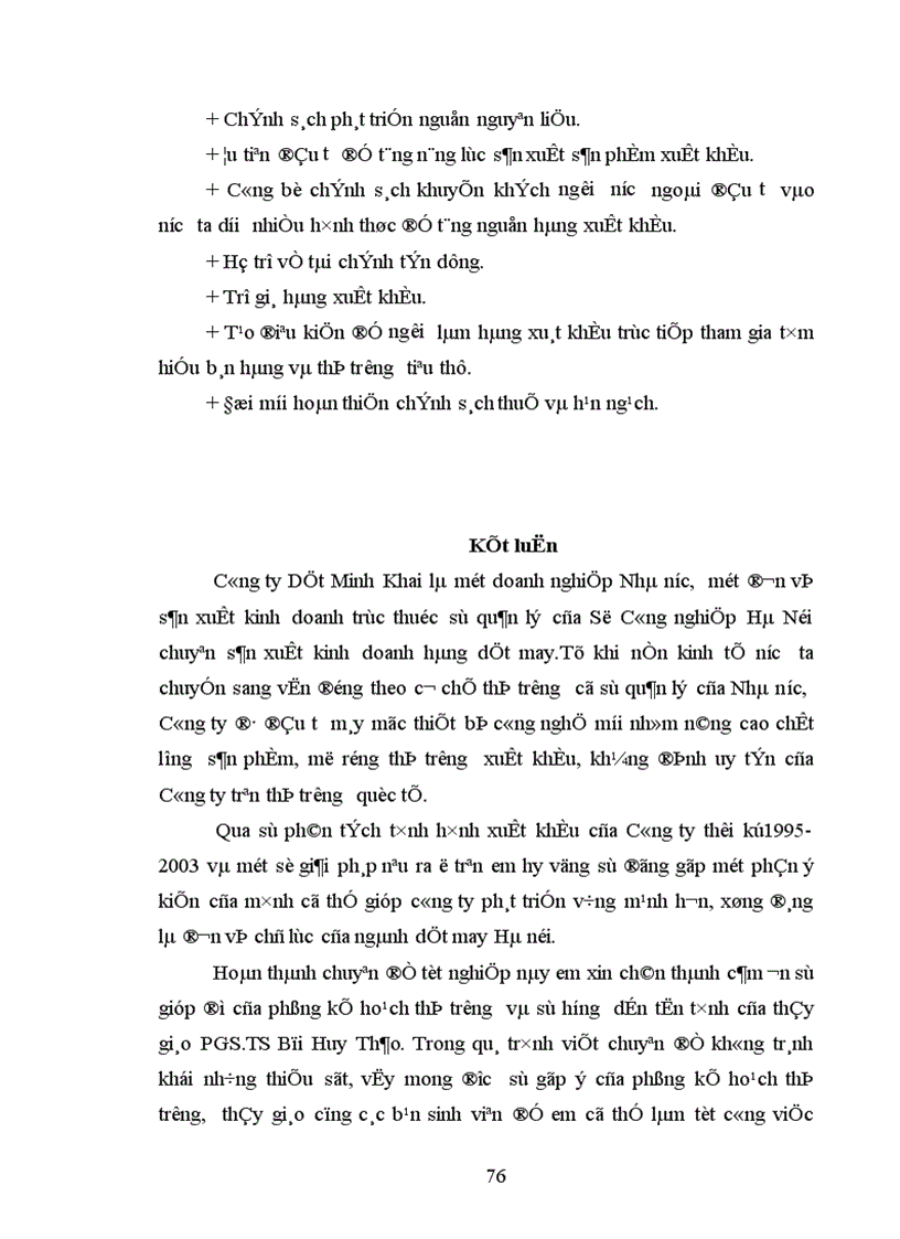 image for page Nghiên cứu thống kê tình hình xuất khẩu hàng dệt may 1