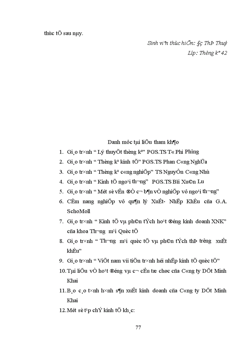 image for page Nghiên cứu thống kê tình hình xuất khẩu hàng dệt may 1