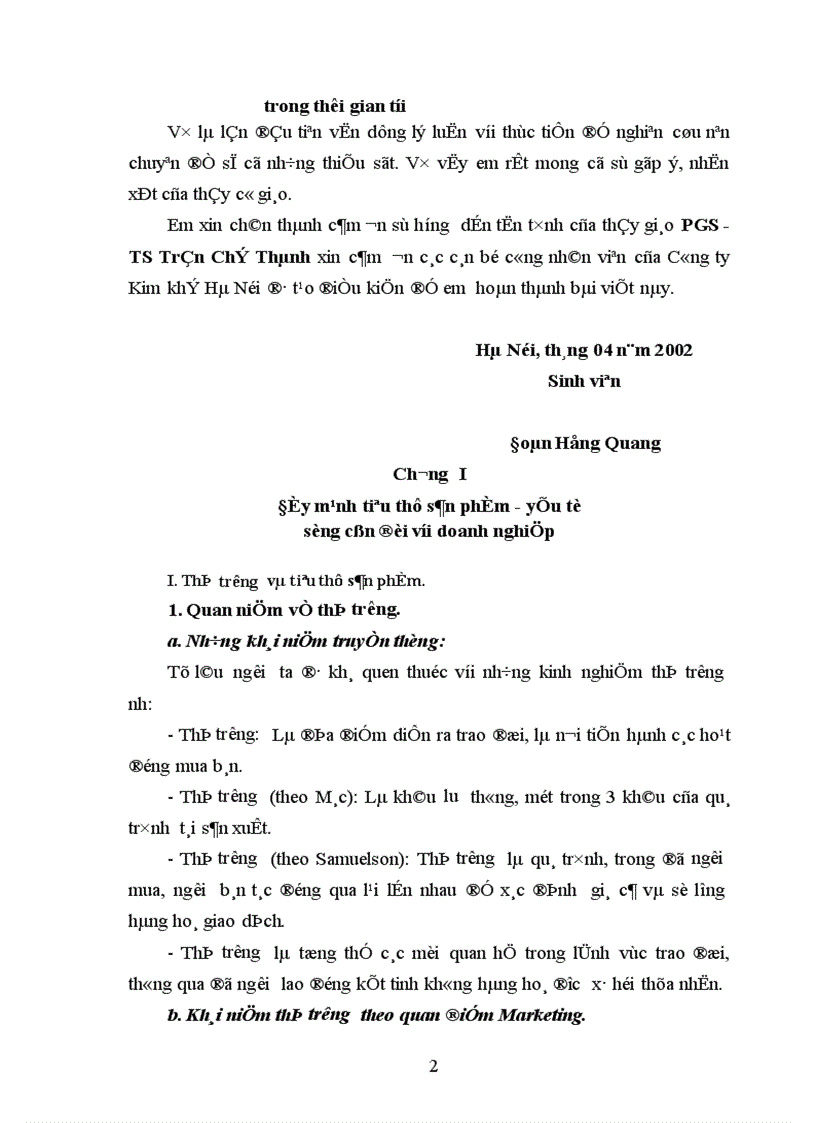 image for page Một số ý kiến hoàn thiện công tác tiêu thụ sản phẩm 1