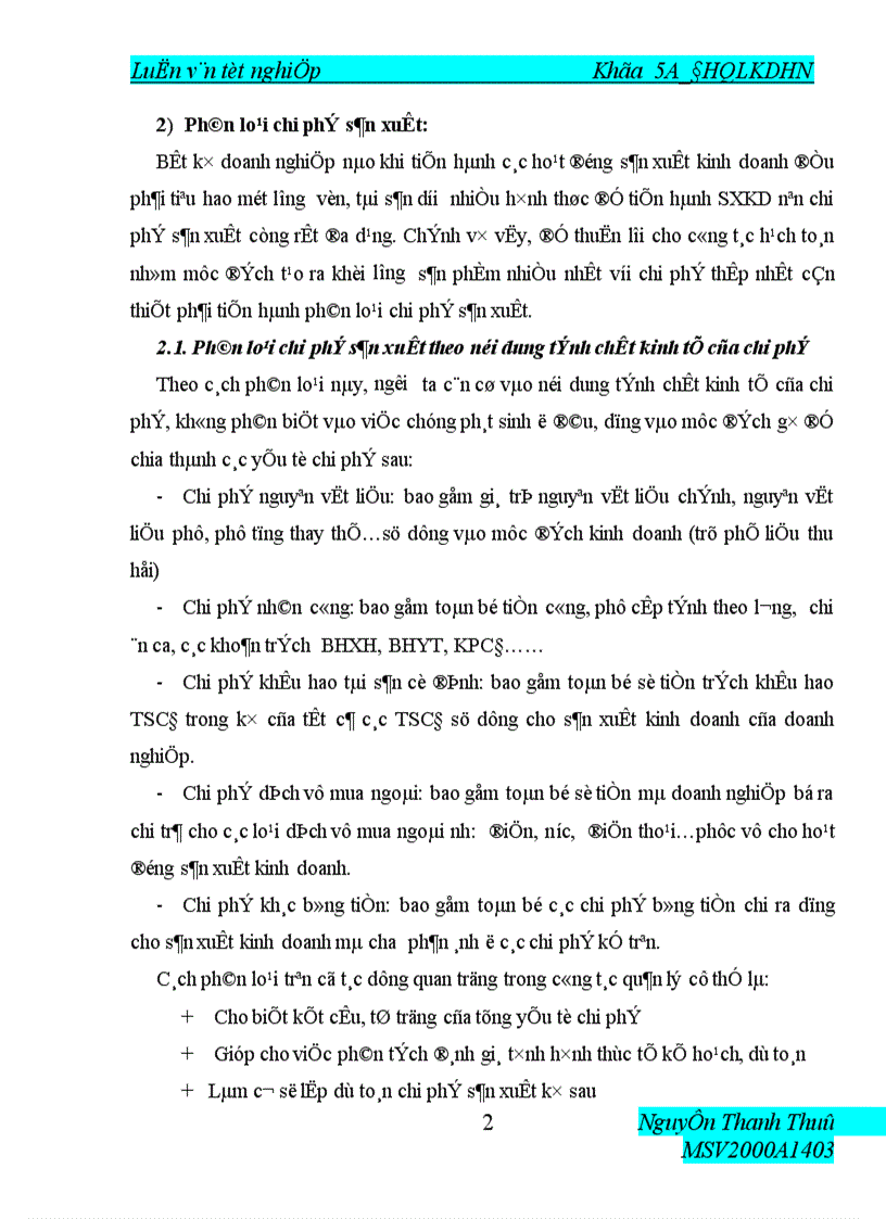 image for page thực trạng kế toán tập hợp chi phí sản xuất và tính giá thành sản phẩm nước sạch tại công ty cấp nước thái nguyên 1