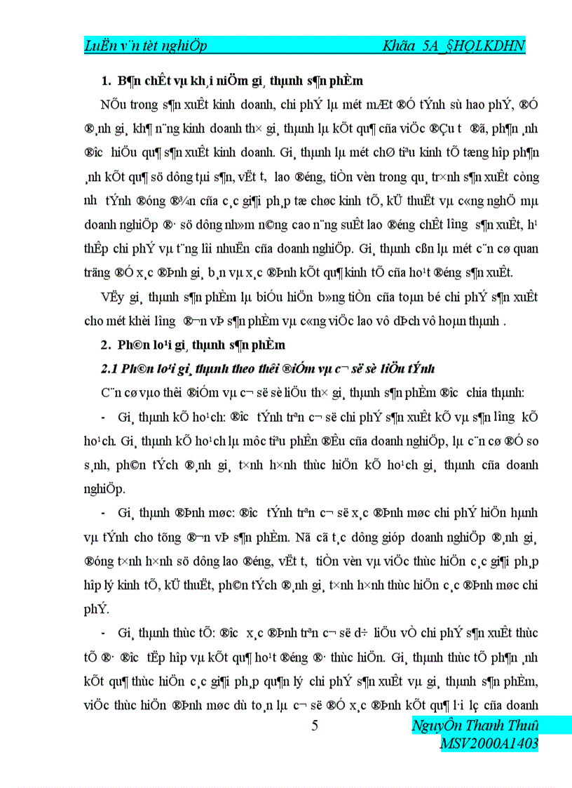 image for page thực trạng kế toán tập hợp chi phí sản xuất và tính giá thành sản phẩm nước sạch tại công ty cấp nước thái nguyên 1