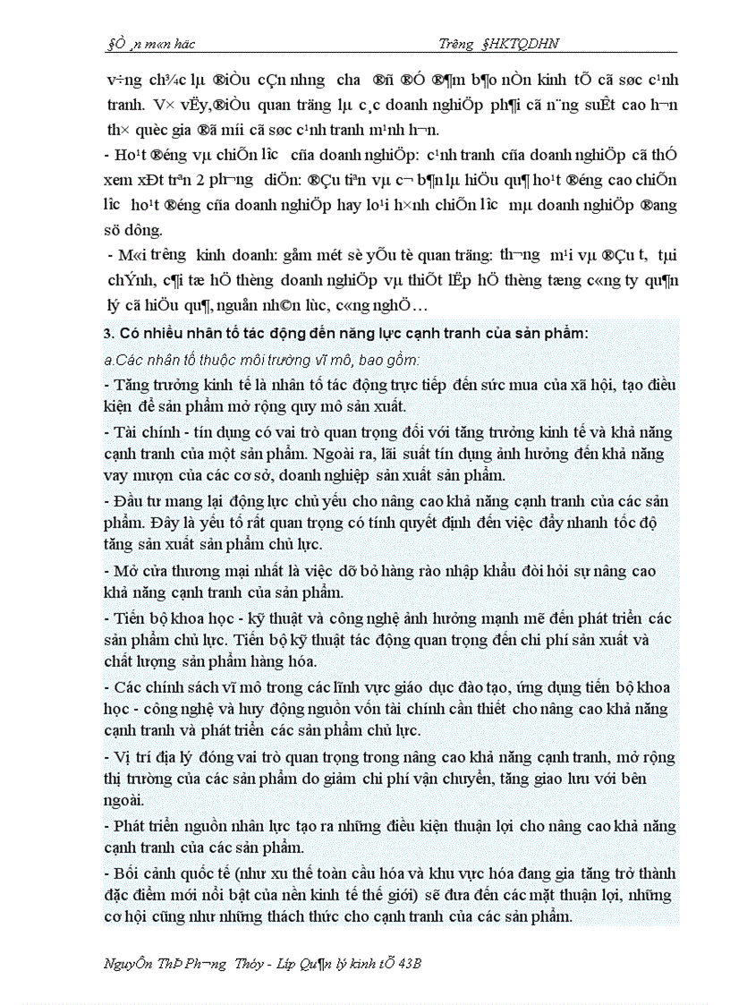 image for page Thực trạng sức cạnh tranh của ngành da giầy trong thời gian qua