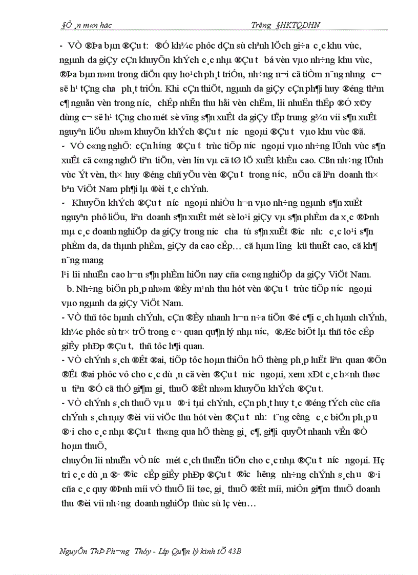 image for page Thực trạng sức cạnh tranh của ngành da giầy trong thời gian qua