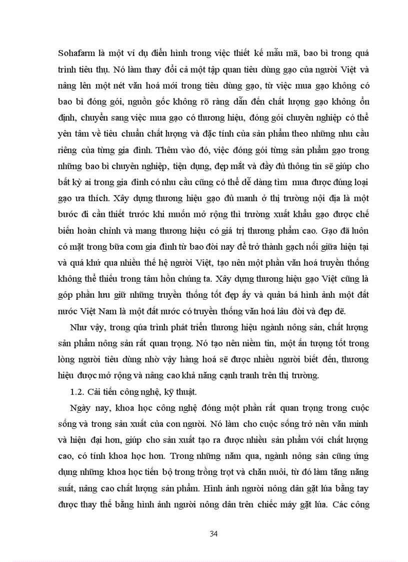 image for page Vai trò của thương hiệu trong việc nâng cao năng lực cạnh tranh của ngành nông sản Việt Nam 1