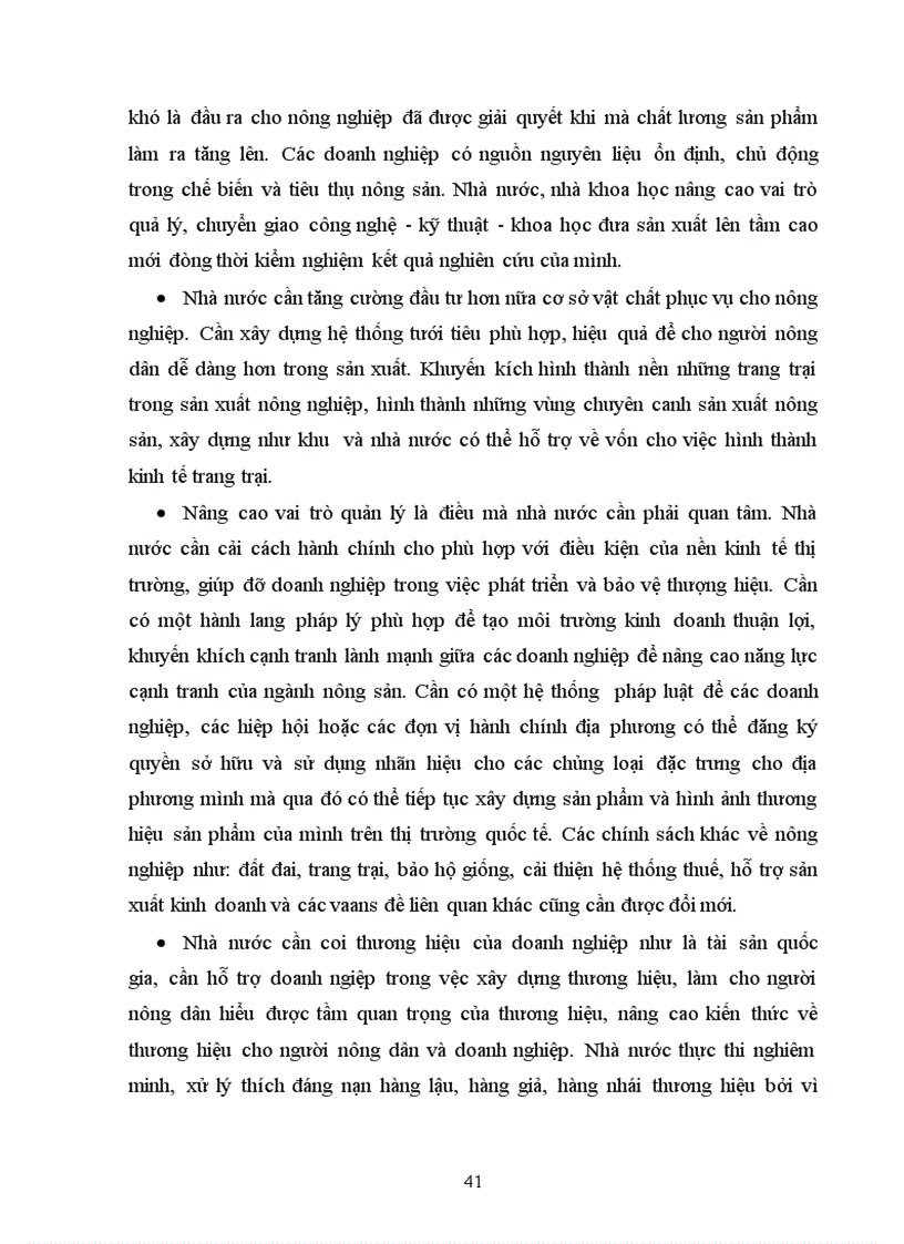 image for page Vai trò của thương hiệu trong việc nâng cao năng lực cạnh tranh của ngành nông sản Việt Nam 1