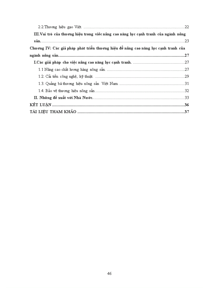 image for page Vai trò của thương hiệu trong việc nâng cao năng lực cạnh tranh của ngành nông sản Việt Nam 1